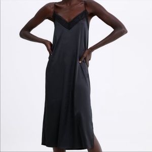 ZARA SATIN DRESS
